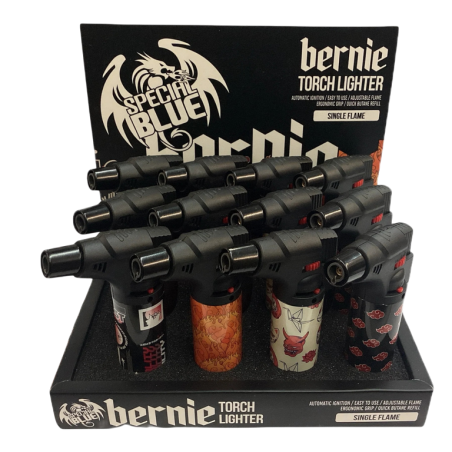 Encendedor Bernie Torch Single Flame Display 12