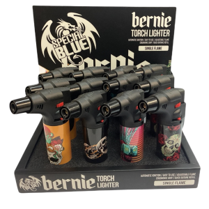 Encendedor Bernie Torch Single Flame Display 12